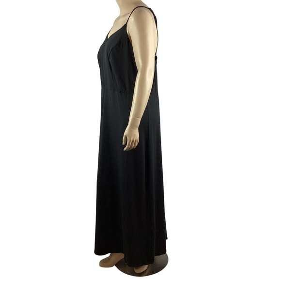Market & Spruce Cross Back Maxi Dress Size 3X Black - Picture 4 of 7
